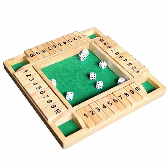 Shut the box 10 - 4 joueurs Loisirs Nouveaux - 1