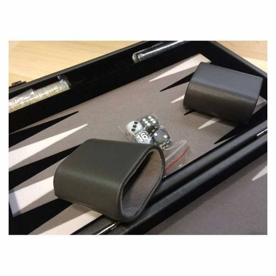 Backgammon Prestige 30 cm gris Prestige - 3