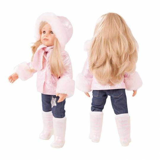 Hannah habillee pour toute l annee Poupee articulee 50 cm GOTZ