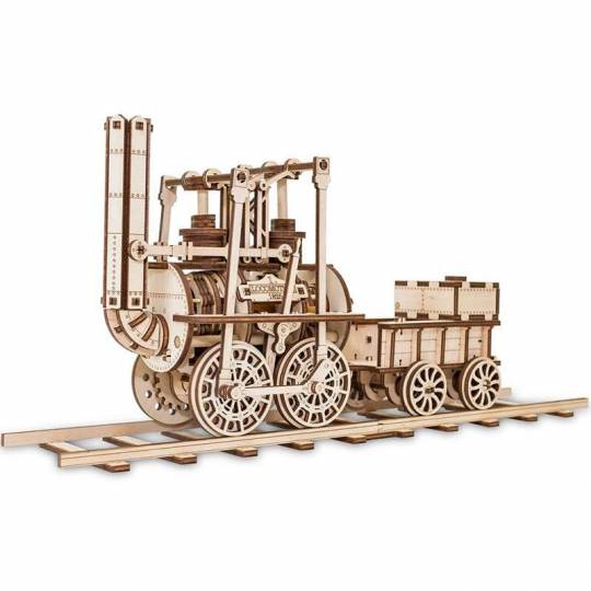 Locomotive - Casse-tête mécanique en 3D EWA Eco Wood Art - 1