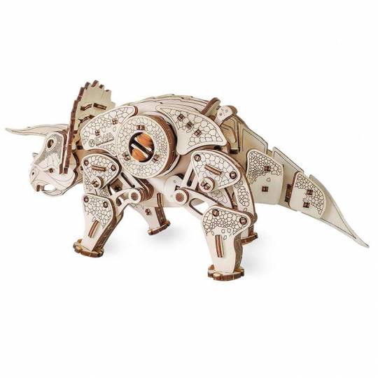 Triceratops - Casse-tête mécanique en 3D EWA Eco Wood Art - 2
