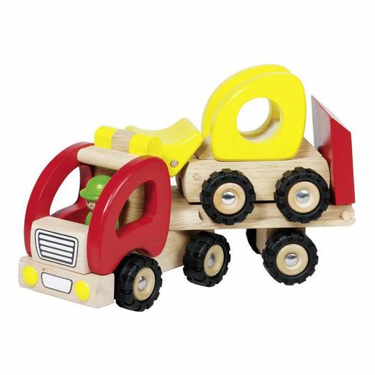 Camion plateau et son chargeur - Goki Goki - 1