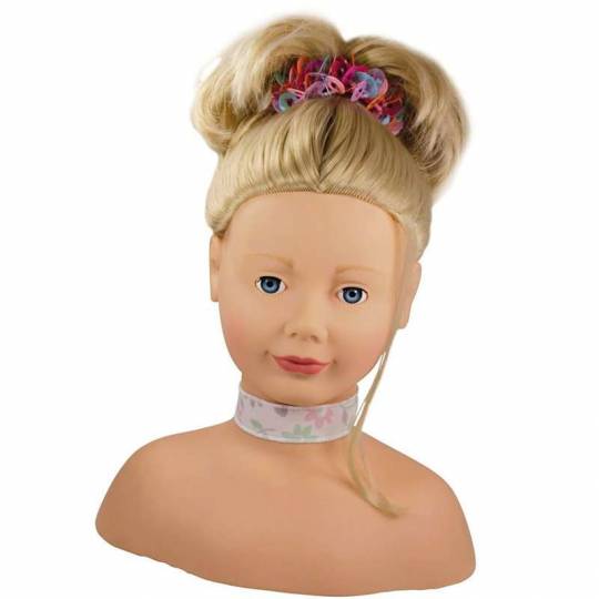Tete a coiffer et a maquiller blonde GOTZ boutique BCD JEUX