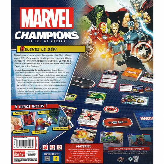 Marvel Champions : Le Jeu de Cartes - Fantasy Flight Games - BCD JEUX