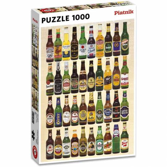 Puzzle Bières - 1000 pcs Piatnik - 1