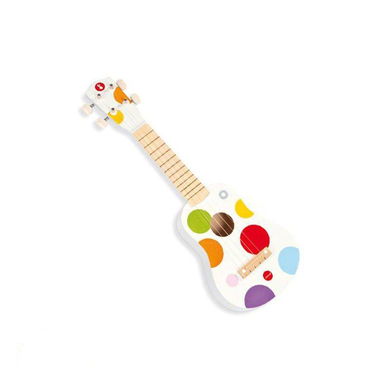 Guitare enfant bois - Jouet musical première guitare Confetti - Janod