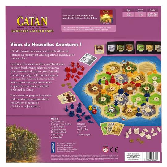 Catan - Extension Barbares et Marchands Kosmos - 2