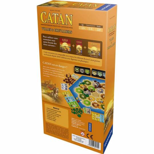 Catan - Extension Villes et Chevaliers 5/6 joueurs Kosmos - 2