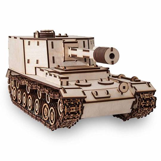 Tank SPA212 - Casse-tête mécanique en 3D EWA Eco Wood Art - 2