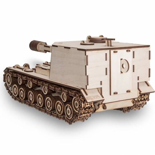 Tank SPA212 - Casse-tête mécanique en 3D EWA Eco Wood Art - 3