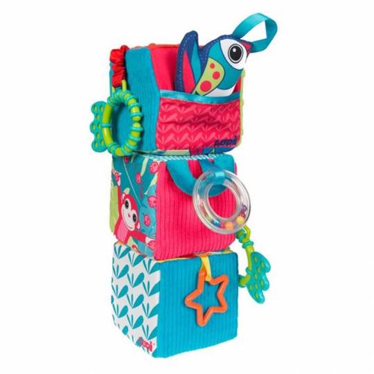 Cube d'Éveil tissu Jungle - Ludi LUDI - 3