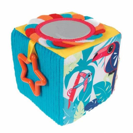 Cube d'Éveil tissu Jungle - Ludi LUDI - 2