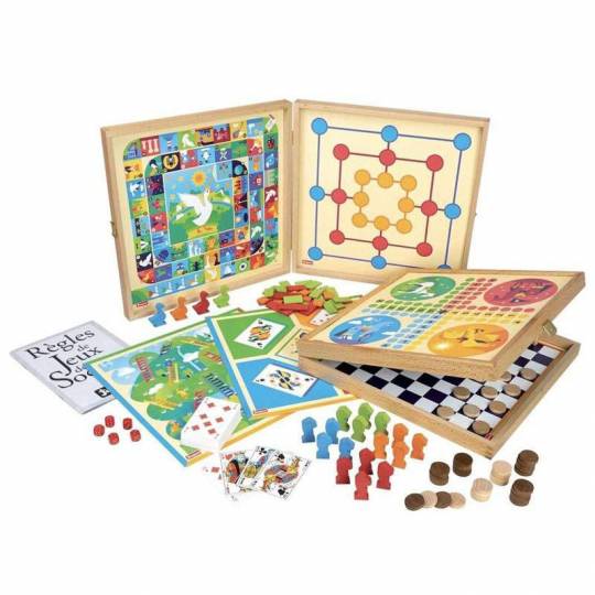 Coffret Jeux Classique 80 jeux Jeujura - 1