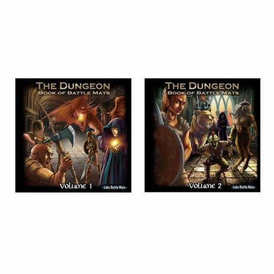 Pack de 2 livres plateau - Dungeon Book of battle mats Loke Battle Mats - 3