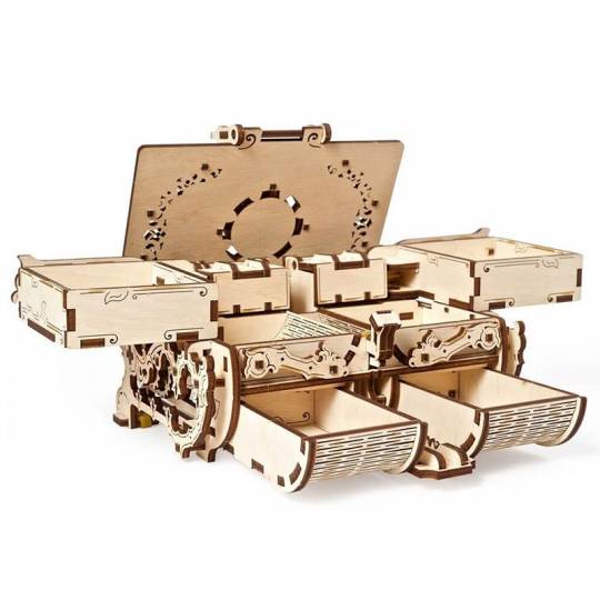 Boîte Antique UGEARS - Puzzle 3d Mécanique en bois UGEARS - 4