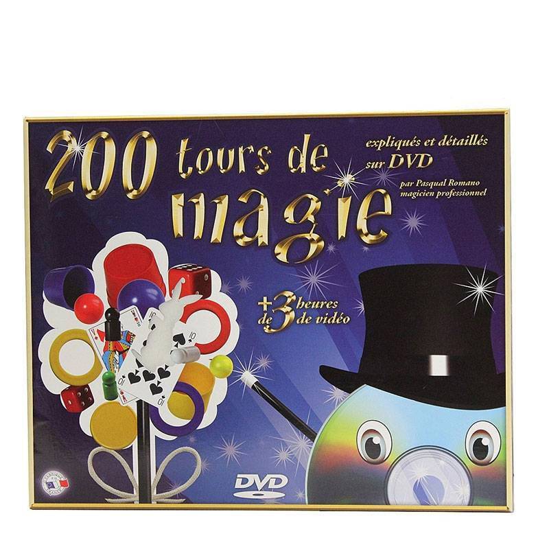 Coffret 200 tours de magie borras avec dvd 