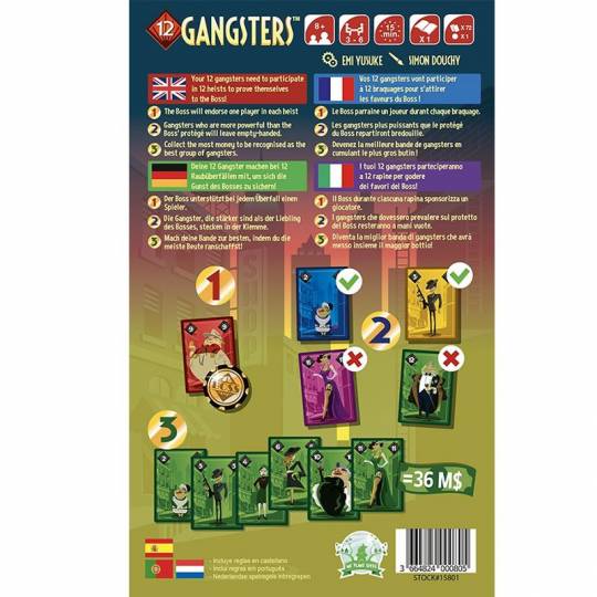 12 gangsters Blue Orange Games - 2