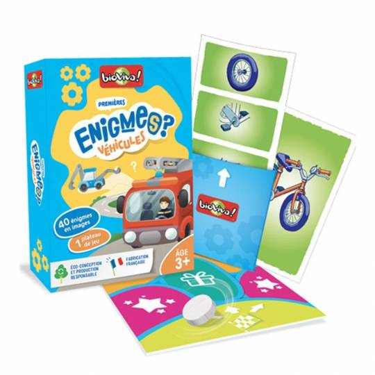 Mes premières énigmes - Véhicules Bioviva Editions - 2