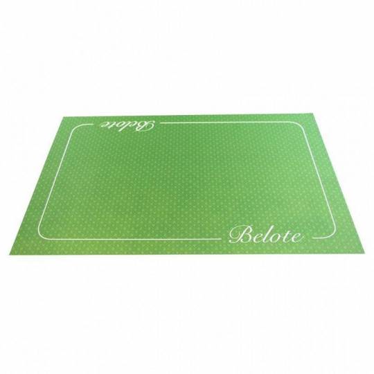 Tapis Belote - Coeur de Pique Excellence : Vert 40x60cm - Playmat Excellence - 1