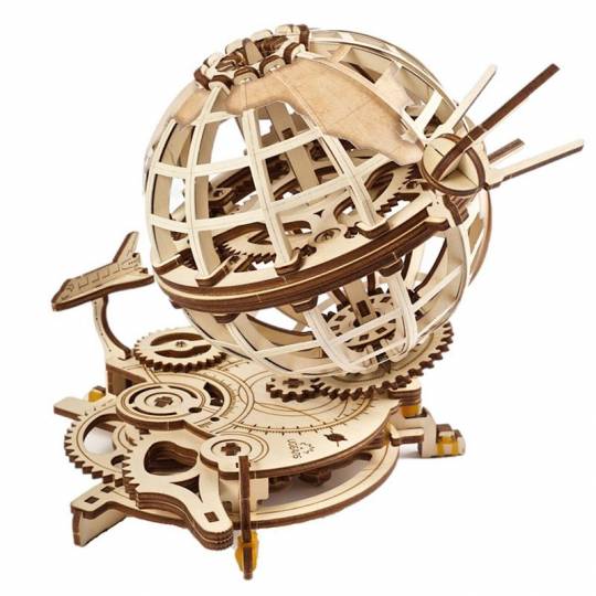 Globe Terrestre Ugears UGEARS - Puzzle 3D Mécanique en bois UGEARS - 1