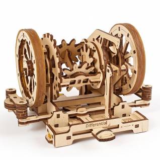 Maquette en bois de jonque, puzzle mécanique, Eco Wood Art