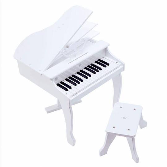 Grand Piano Deluxe blanc électronique Hape - 1