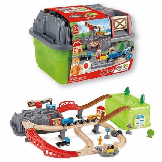 Circuit de train Railway bucket builder - Hape Hape - 2