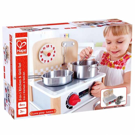 Hape Cuisine pour enfant avec poêle à frire amusante