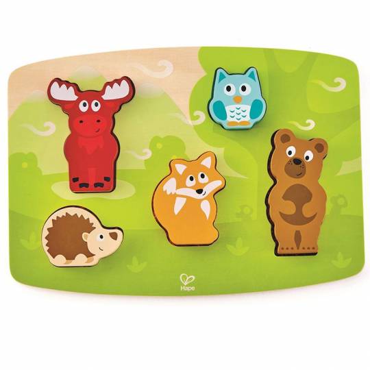 Puzzle Tactile Animaux de la Forêt - Hape Hape - 2