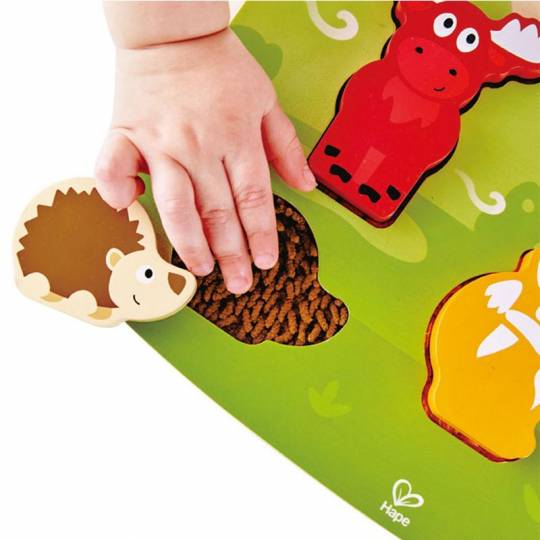 Puzzle Tactile Animaux de la Forêt - Hape Hape - 4