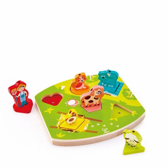 Puzzle Sonore Bruits de la Ferme - Hape Hape - 3