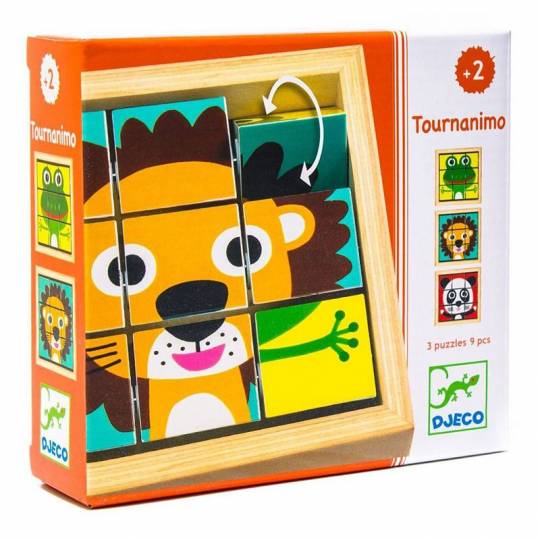 Puzzle Tournanimo Djeco - 1