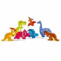 Chunky puzzle Dinosaures 7 pcs - Janod Janod - 2 Chunky puzzle Dinosaures 7 pcs - Janod Janod - 2