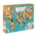 Puzzle Éducatif géant - Les Dinosaures 200 pcs - Janod