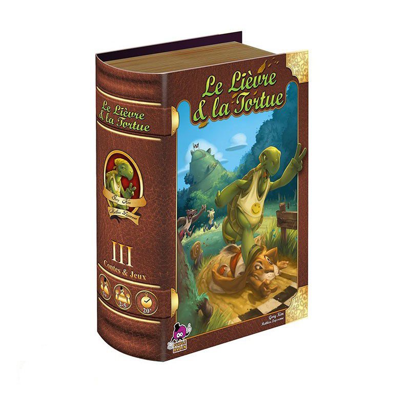 Le lièvre et la tortue - Jeu de société enfants - Purple Brain