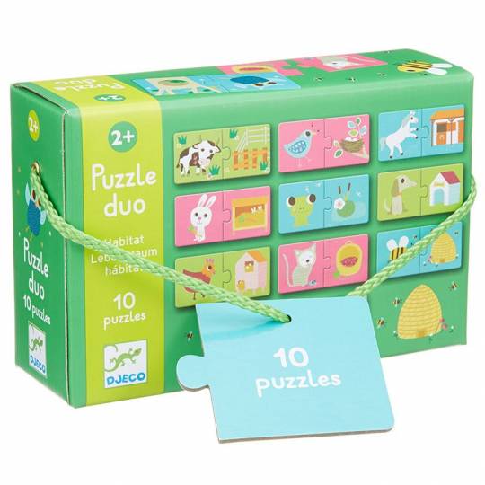 Puzzle Duo - Habitat Djeco - 1