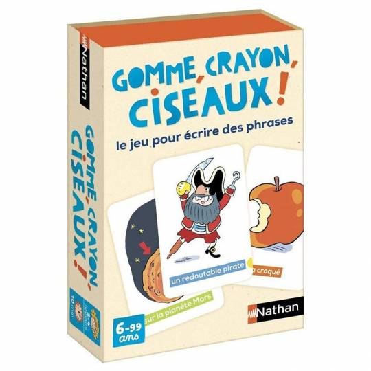 Gomme, crayon, ciseaux ! - Nathan Nathan - 1