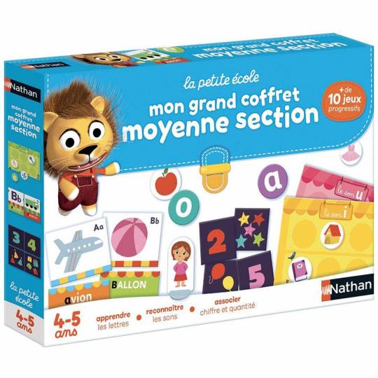 La petite école Mon grand coffret Moyenne section - Nathan Nathan - 1