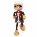 Poupée en bois grand-père - Hape Hape - 1 Poupée en bois grand-père - Hape Hape - 1