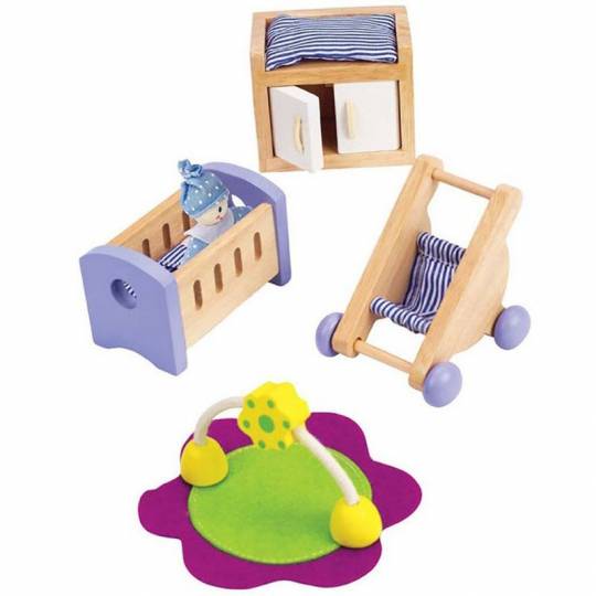 Accessoires maison de poupées Chambre de bébé - Hape Hape - 1