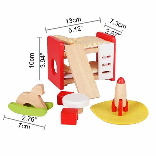 Accessoires maison de poupées Chambre d'enfant - Hape Hape - 2