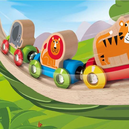 Train de la jungle - Hape Hape - 4