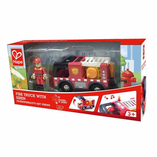 Camion de pompier avec sirène - Hape Hape - 3