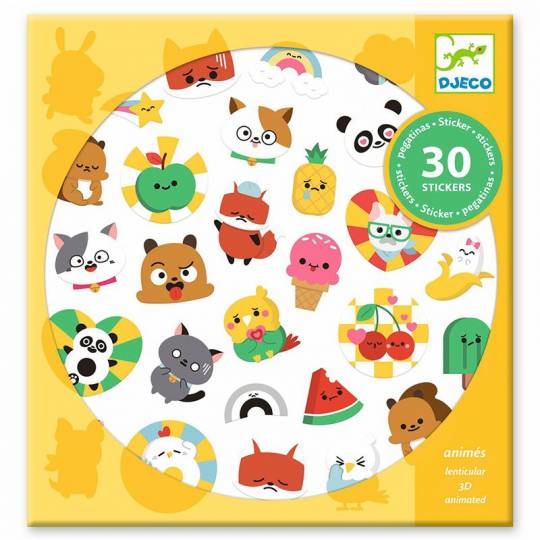 30 Stickers Emoji Djeco - 1