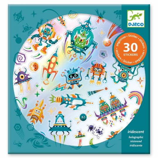 30 Stickers Intergalactic Djeco - 1