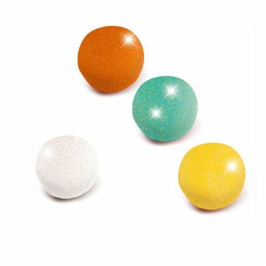 4 pots de pâte à modeler pailletées - Djeco Djeco - 2