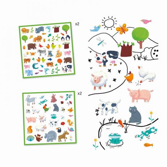 160 Stickers Animaux Djeco - 2