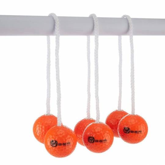 Set de 3 Bolas (orange fluo) pour TAC TAC Golf Uber Games - 1