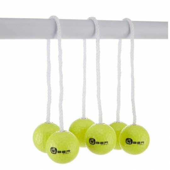 Set de 3 Bolas (jaune fluo) pour TAC TAC Golf Uber Games - 1