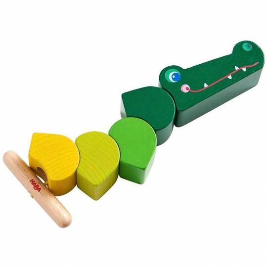 Jeu de laçage Croco Haba - 1